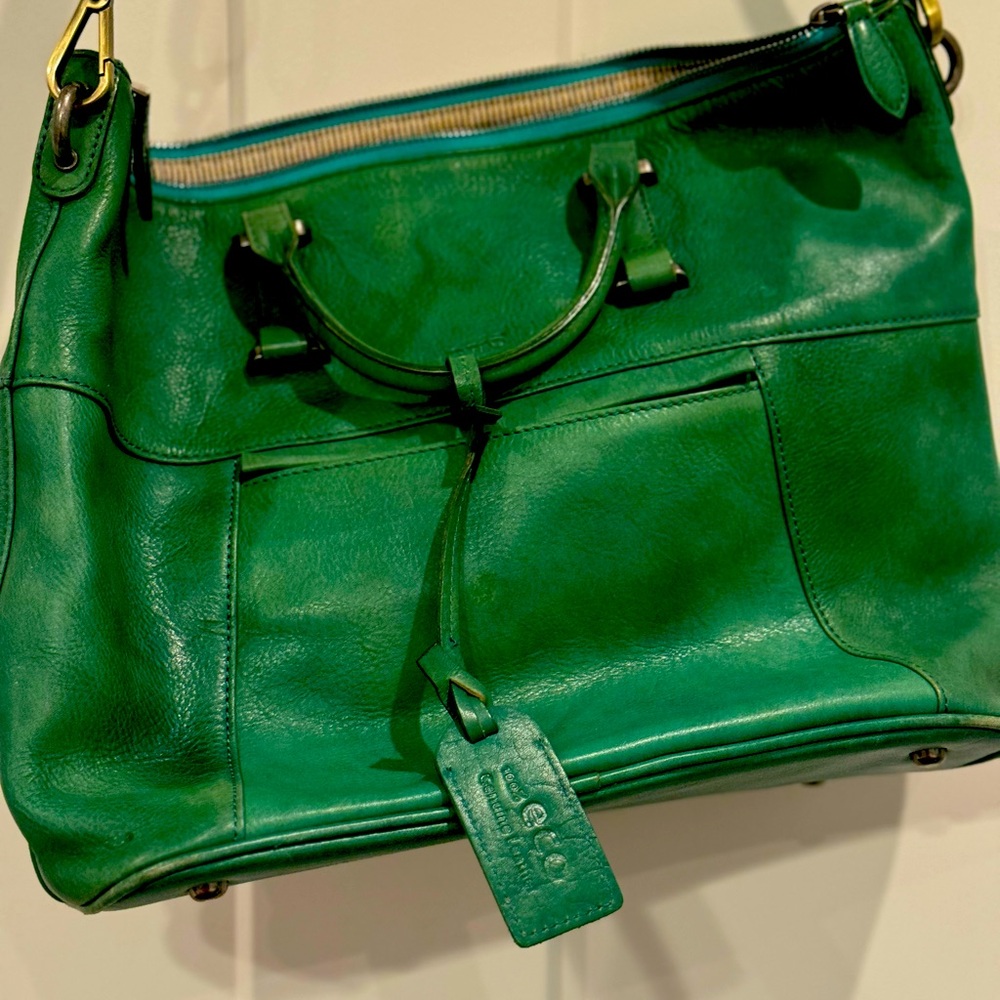 High quality, leather handbag. Not embossed leather.